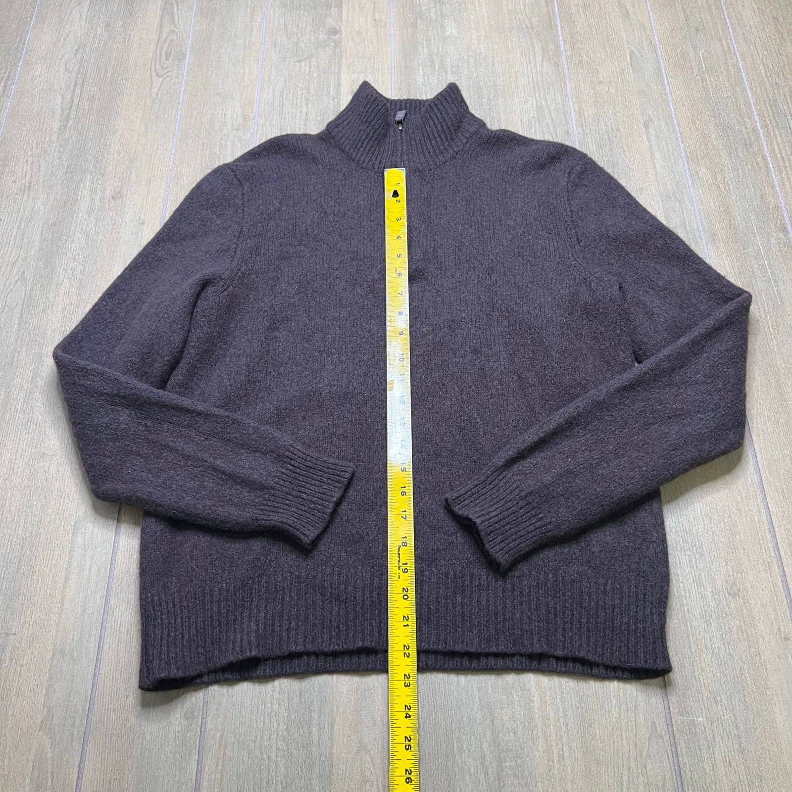 Polo Ralph Lauren Polo Ralph Lauren Wool Angora Quarter Zip Sweater Brown XL Size US XL / EU 56 / 4 - 8 Thumbnail