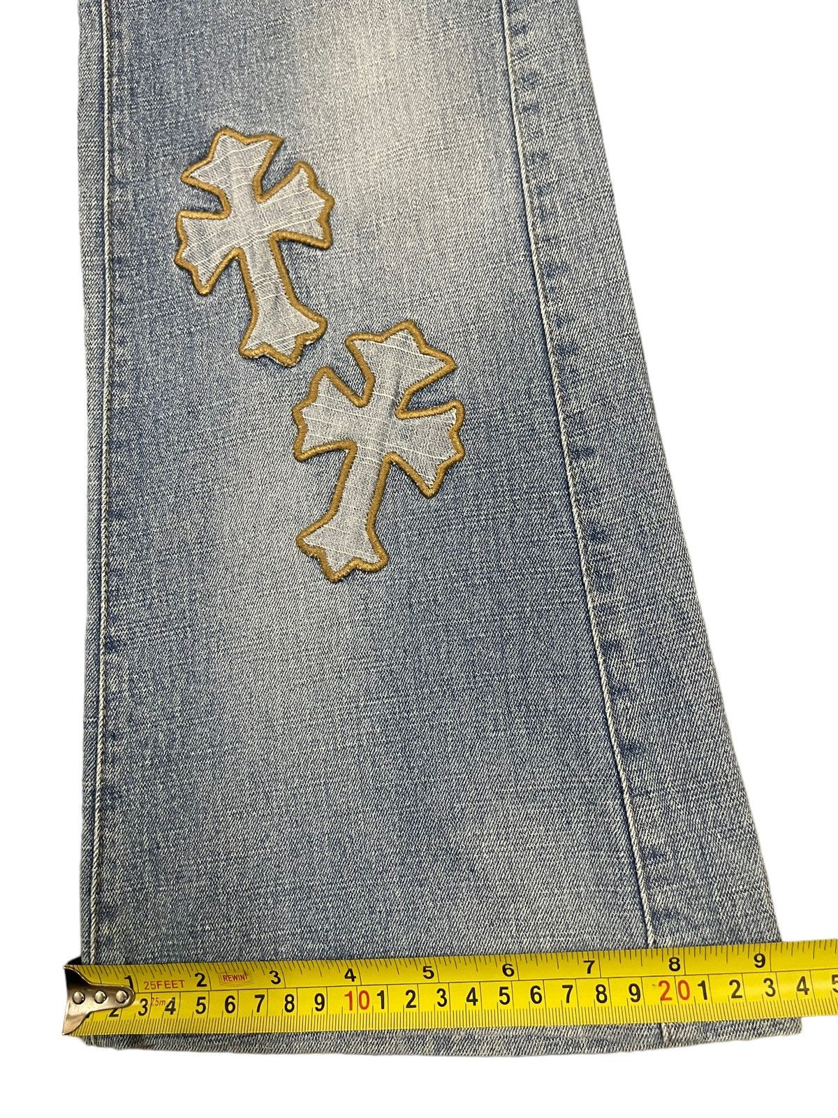 semanticdesign Vintage Japanese Cross Patch Style Chrome Hearts Inspired Size US 29 - 14 Thumbnail