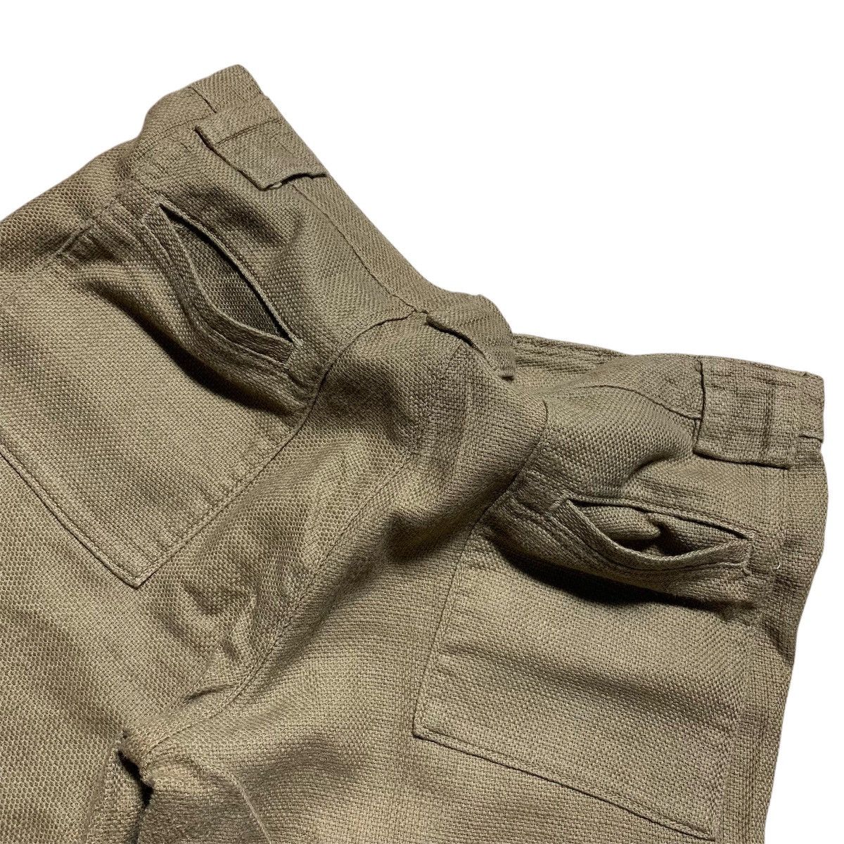 Japanese Brand Vintage E Blue Iron Forge Hemp Canvas Cargo Pants Size US 28 / EU 44 - 10 Thumbnail