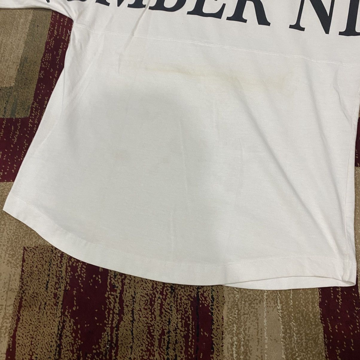 Number (N)ine ARCHIVE Number (N)ine Big Logo Football Jersey T-Shirt Size US L / EU 52-54 / 3 - 5 Thumbnail