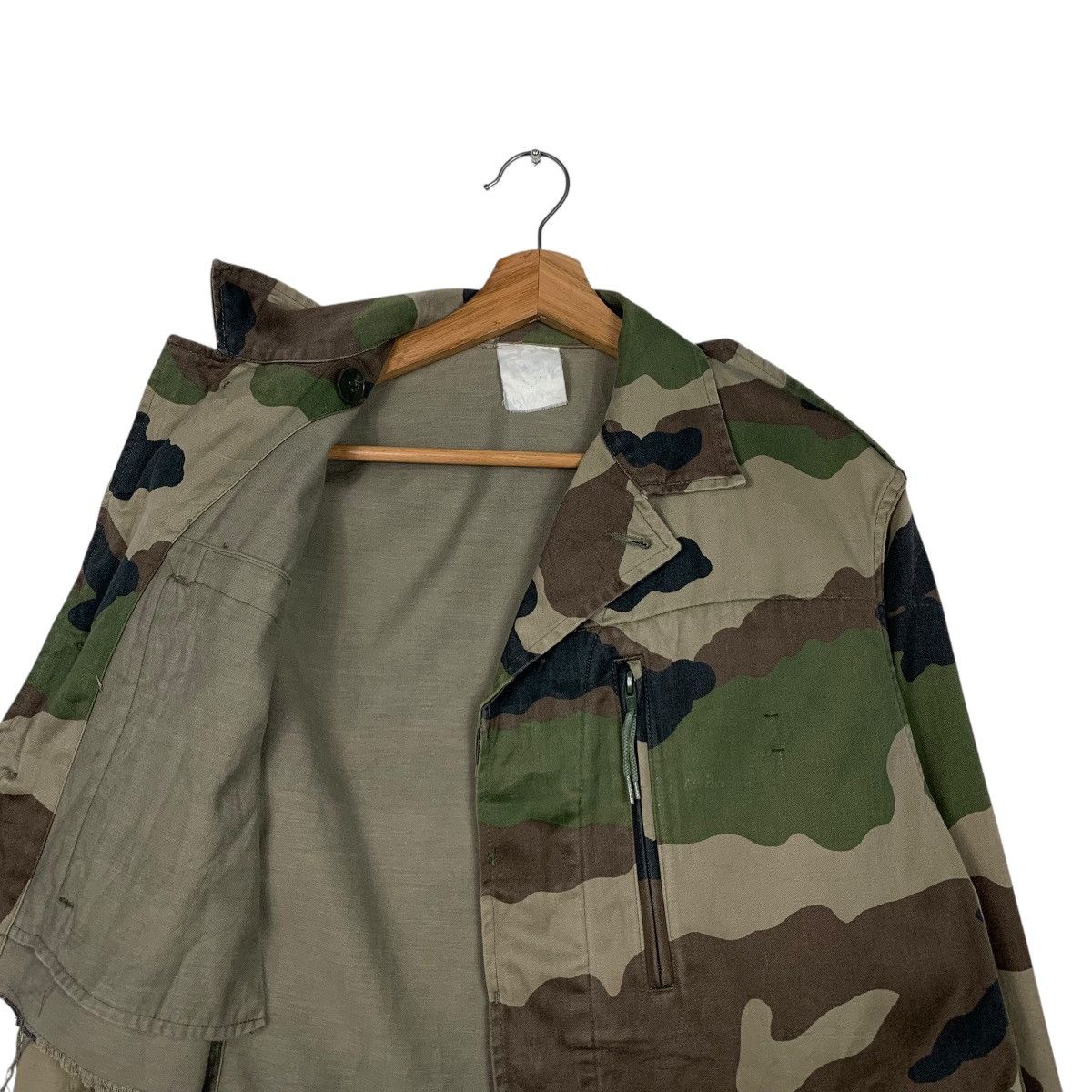 Custommade Vintage Army Military Camo Custom Cropped Jacket #1851-C80 Size L / US 10 / IT 46 - 10 Thumbnail
