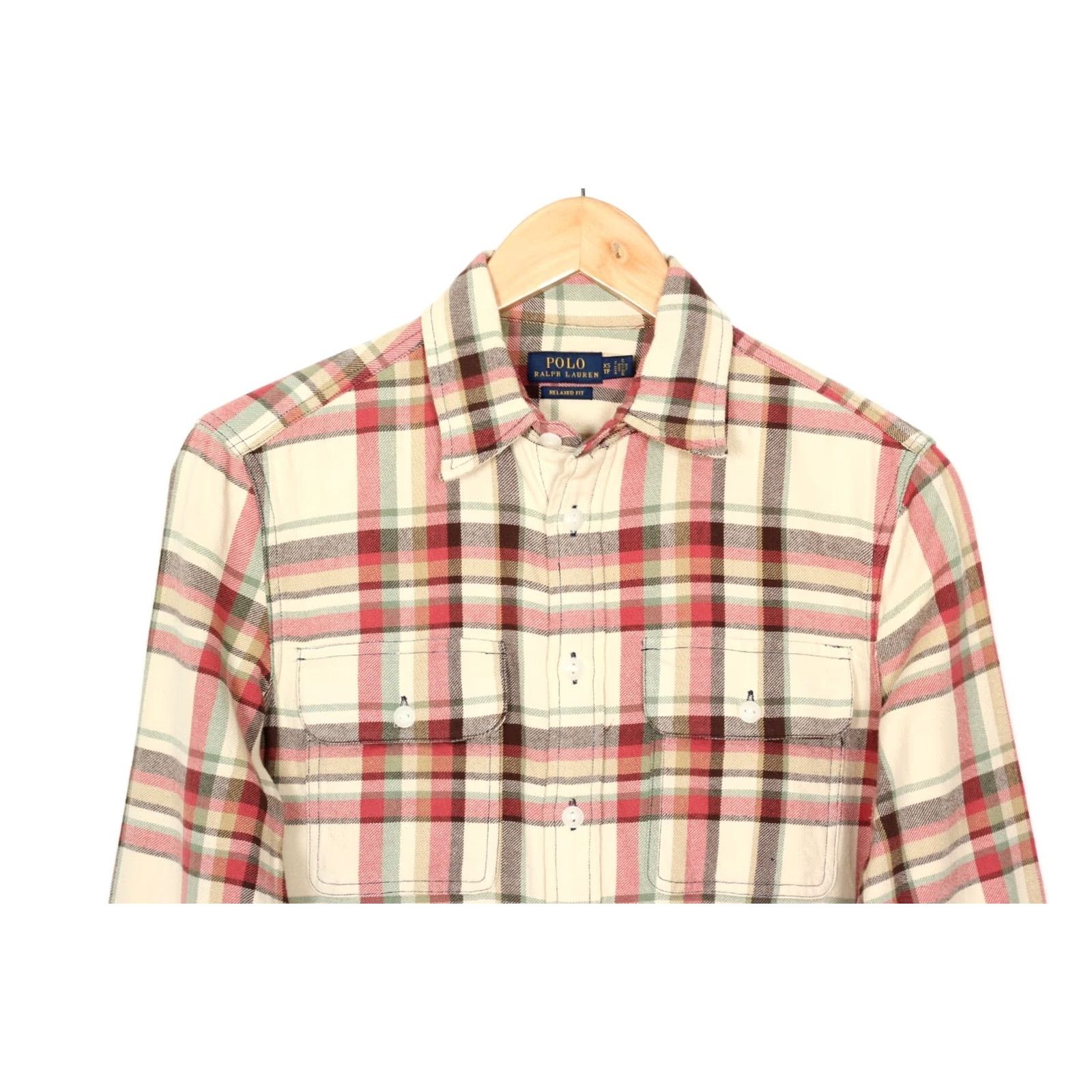 Polo Ralph Lauren POLO RALPH LAUREN Flannel Shirt Men XS Relaxed Fit Long Sleeve VR2139 Size US XS / EU 42 / 0 - 2 Thumbnail