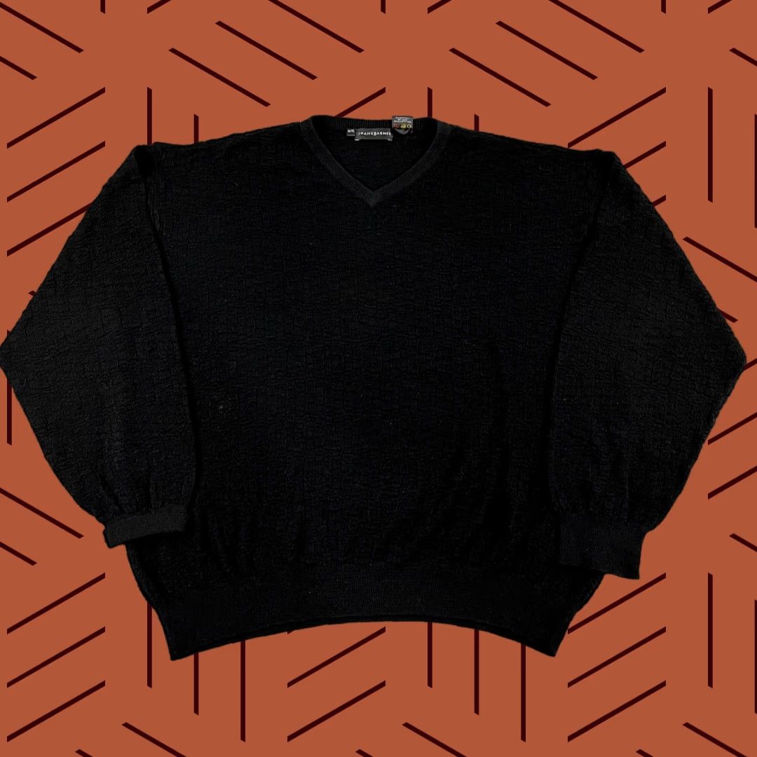 Etro VINTAGE JHANE BARNES Sweater Mens XL Wool Nylon Lightweight Knit Pullover Retro Size US XL / EU 56 / 4 - 1 Thumbnail