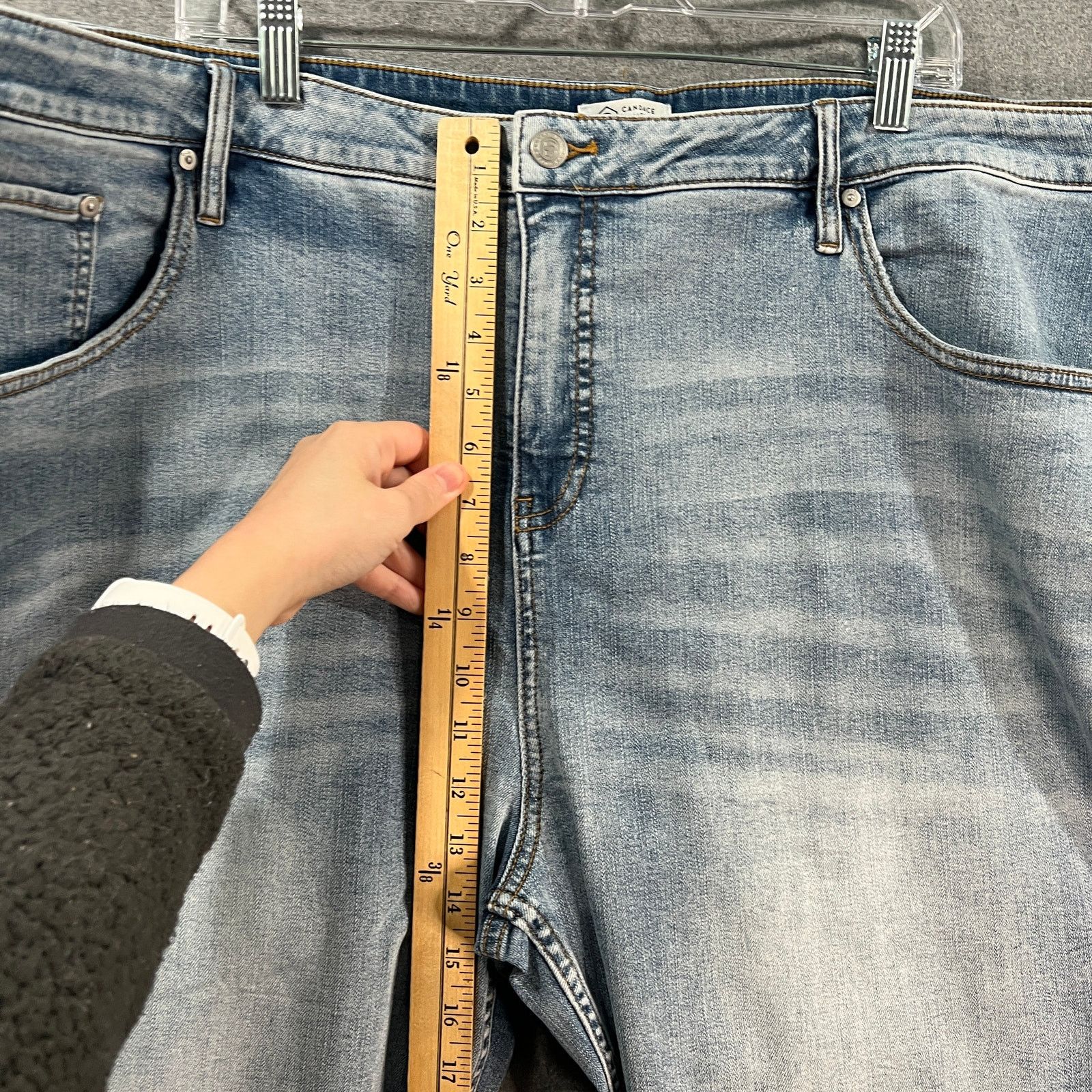 Other Candace Cameron Bure Regular Cropped Straight Leg Jeans Size 40" / US 18 - 6 Thumbnail
