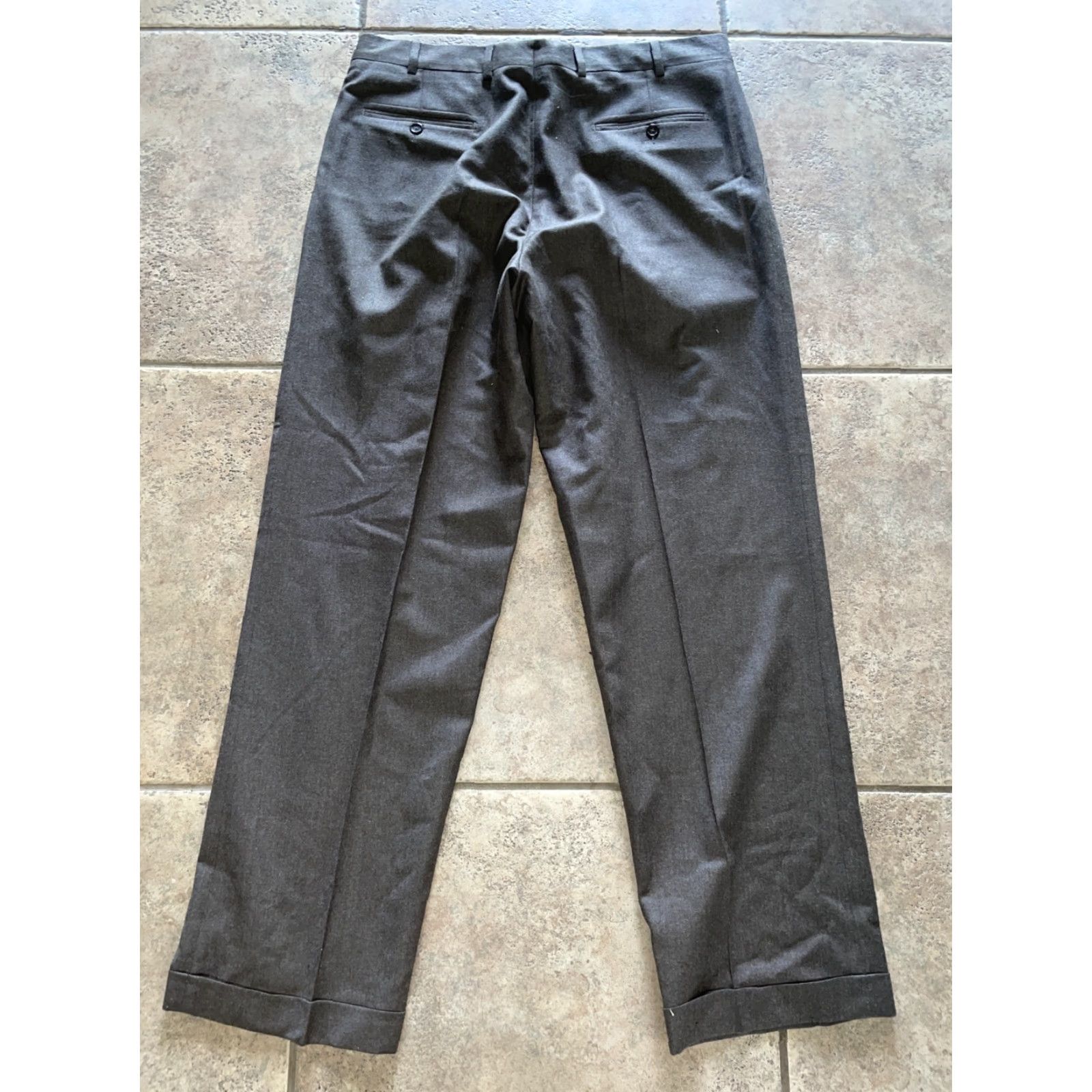 Kenzo VINTAGE Enzo Mantovani Dress Pants Mens Brown 36 x 32 Men Regular Department Clothing Size US 36 / EU 52 - 4 Thumbnail