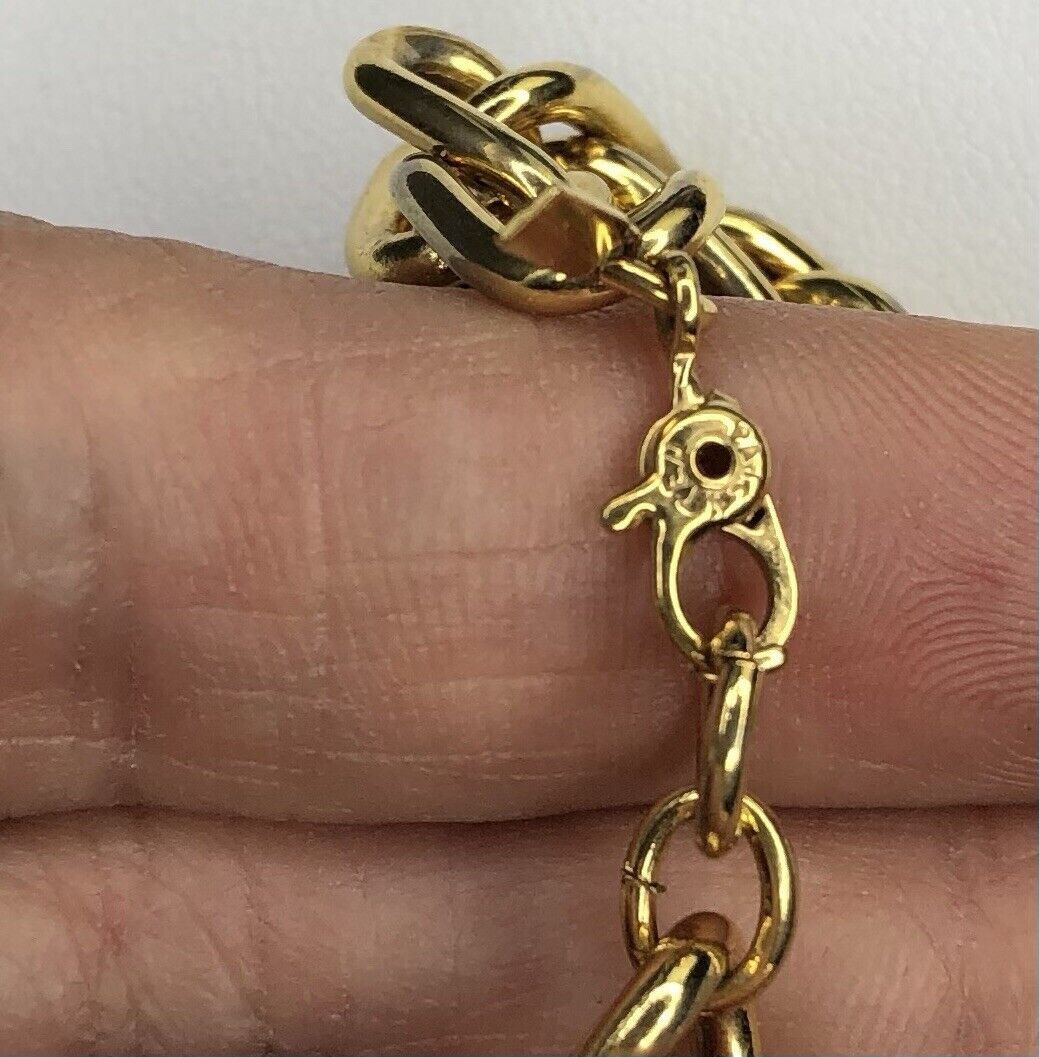 Monet Y2K Monet Signed Gold Tone Rope Link 9mm Thick Chain 36" Size ONE SIZE - 6 Thumbnail