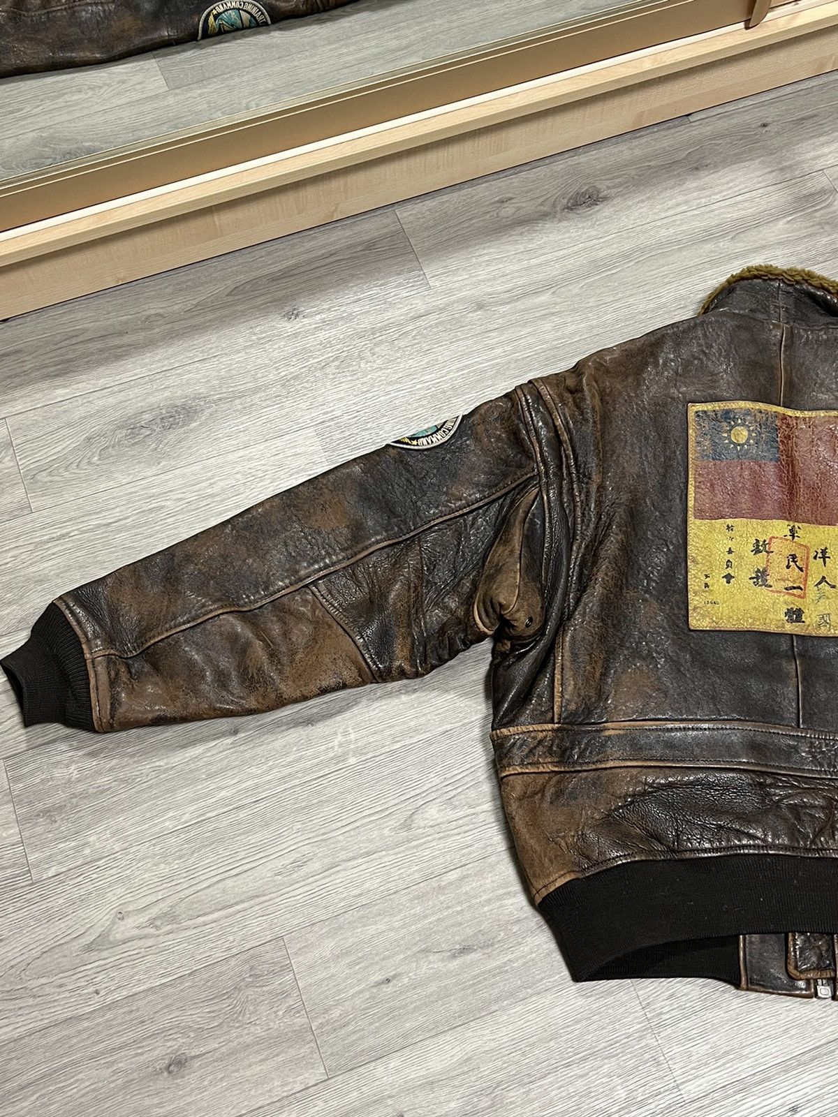 Avirex Avirex Top Gun type G-1 leather bomber jacket US navy 90s Size US L / EU 52-54 / 3 - 7 Thumbnail