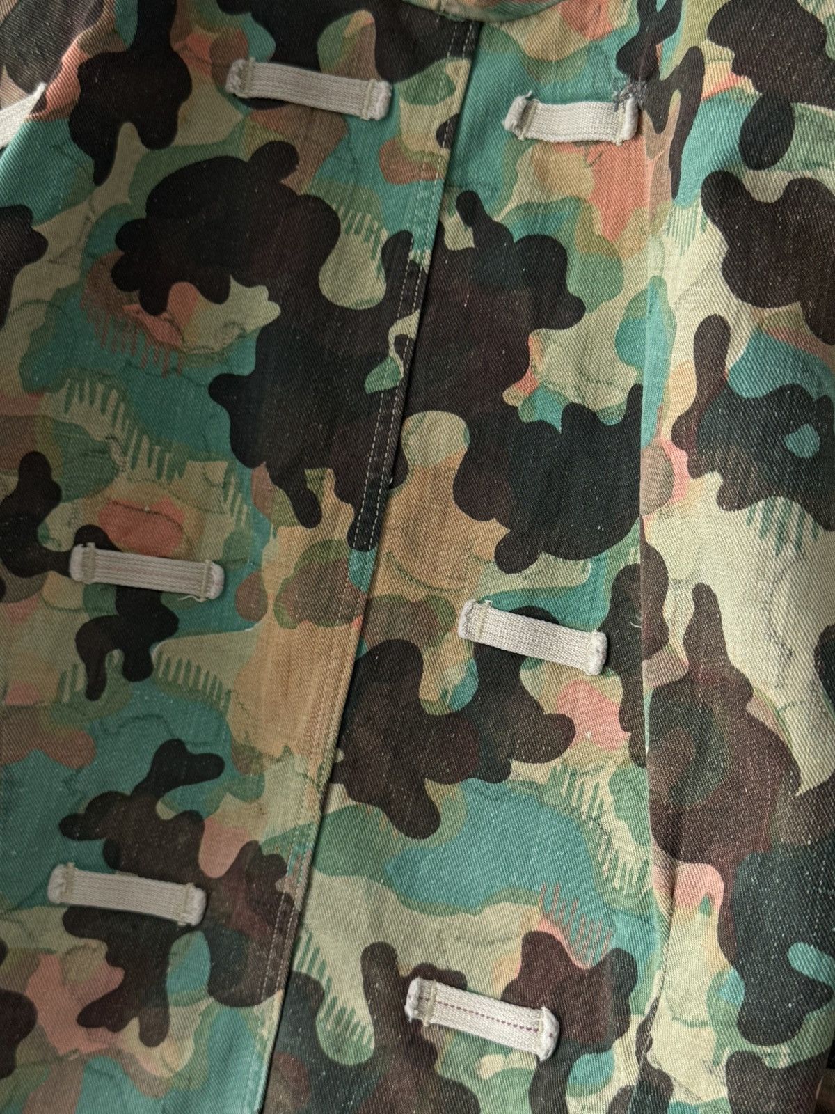 Vintage 1950s Czechoslovakian Army Dubaky/Mracky Camo Hooded Jacket Size US S / EU 44-46 / 1 - 9 Thumbnail