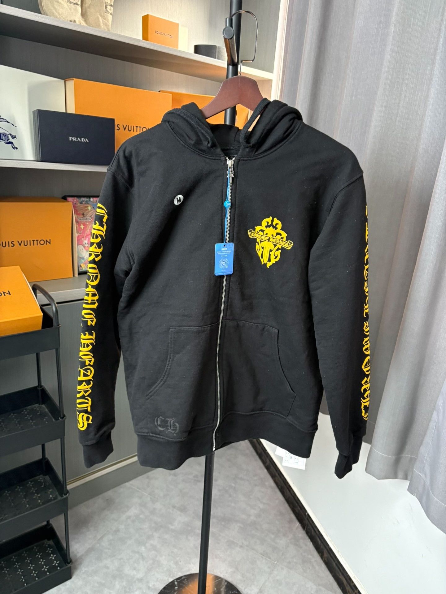 Chrome Hearts Chrome Hearts Yellow Hoodie M Men Size US M / EU 48-50 / 2 - 1 Thumbnail