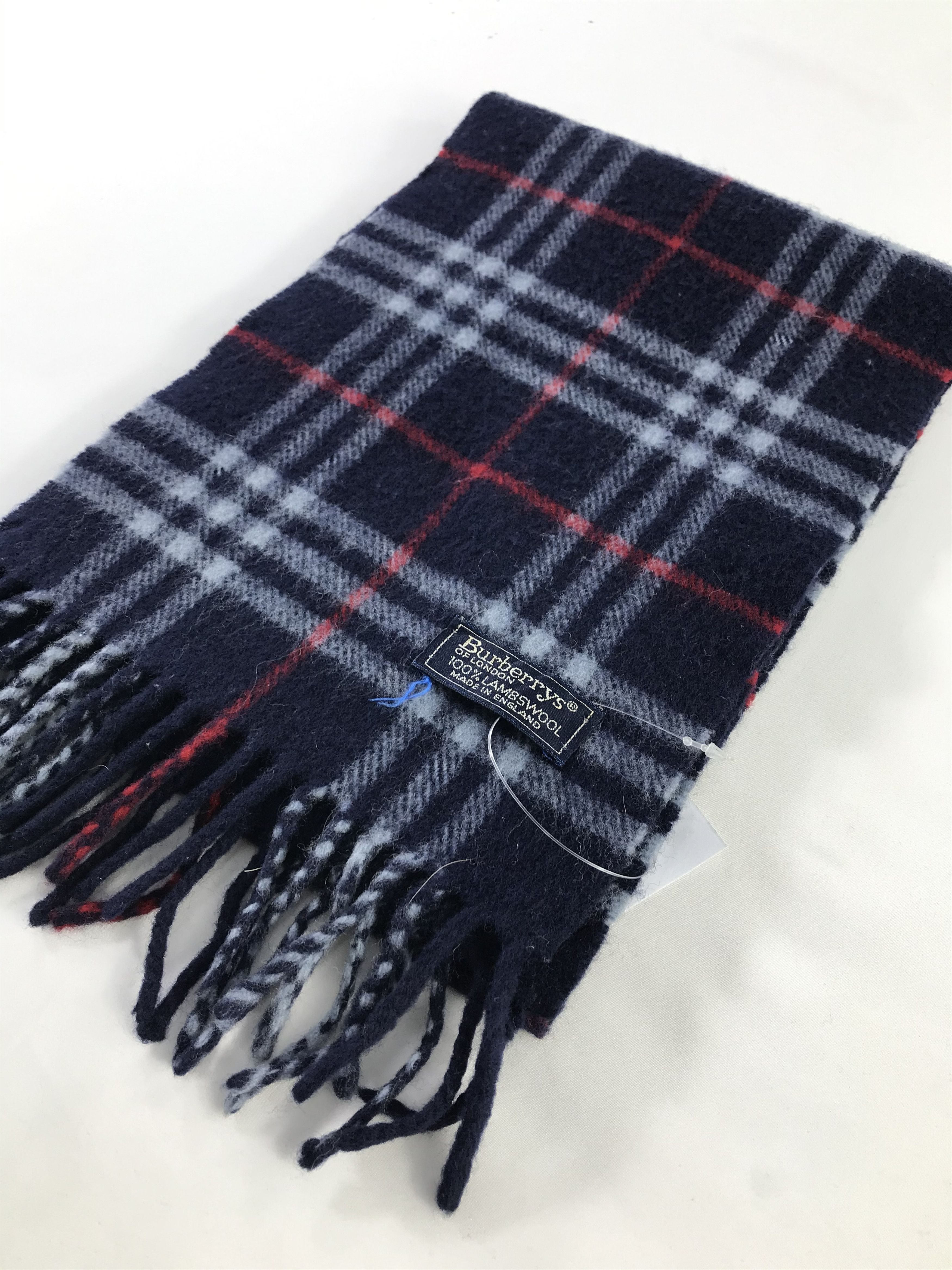 Burberry × Vintage Burberry Scarf / Muffler / Neckwear - WW1955 Size ONE SIZE - 3 Thumbnail
