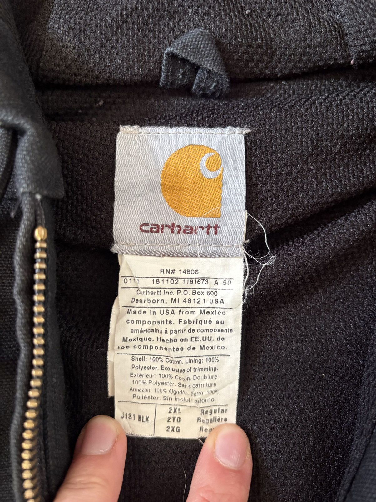 Carhartt Vintage Carhartt Workwear Active Jacket y2k 90s OG Size US XXL / EU 58 / 5 - 8 Thumbnail
