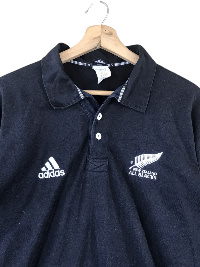 Adidas Vintage Y2K Adidas All Black Rugby Jerseys Size US M / EU 48-50 / 2 - 3 Thumbnail