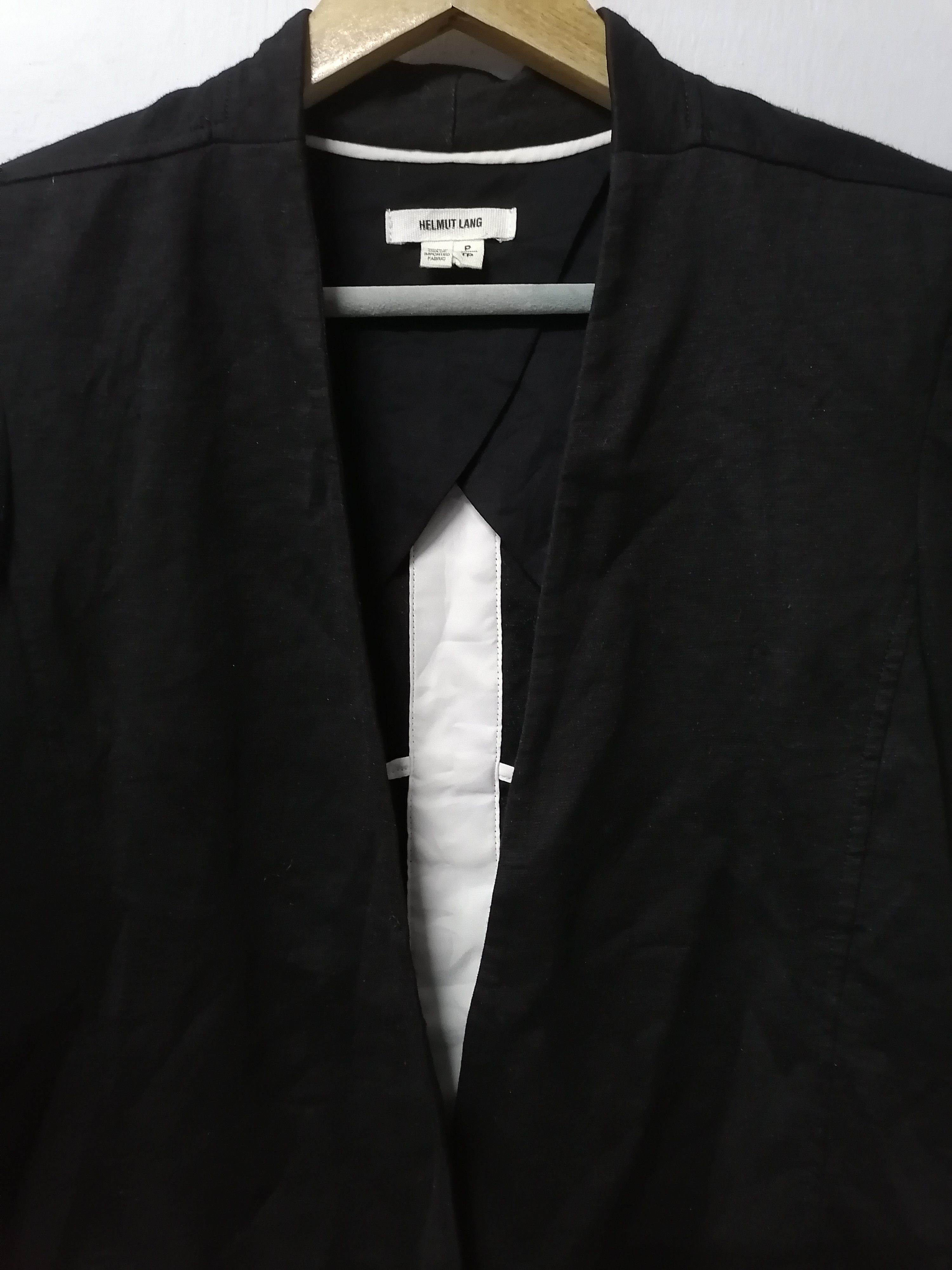 Helmut Lang Helmut Lang F03HW101 Black Blazer Size XS / US 0-2 / IT 36-38 - 2 Thumbnail