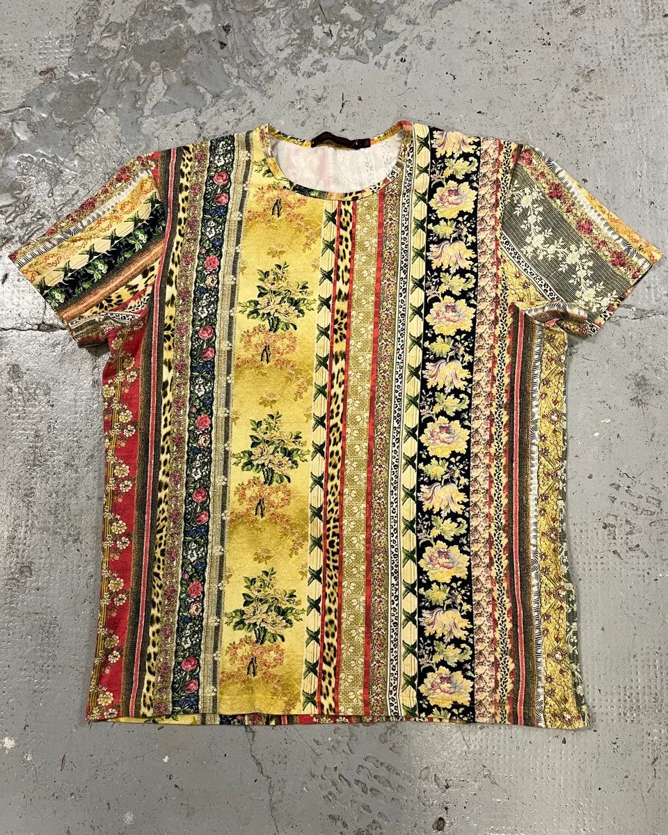 2000s Robero Cavalli Paper Paint T-Shirt