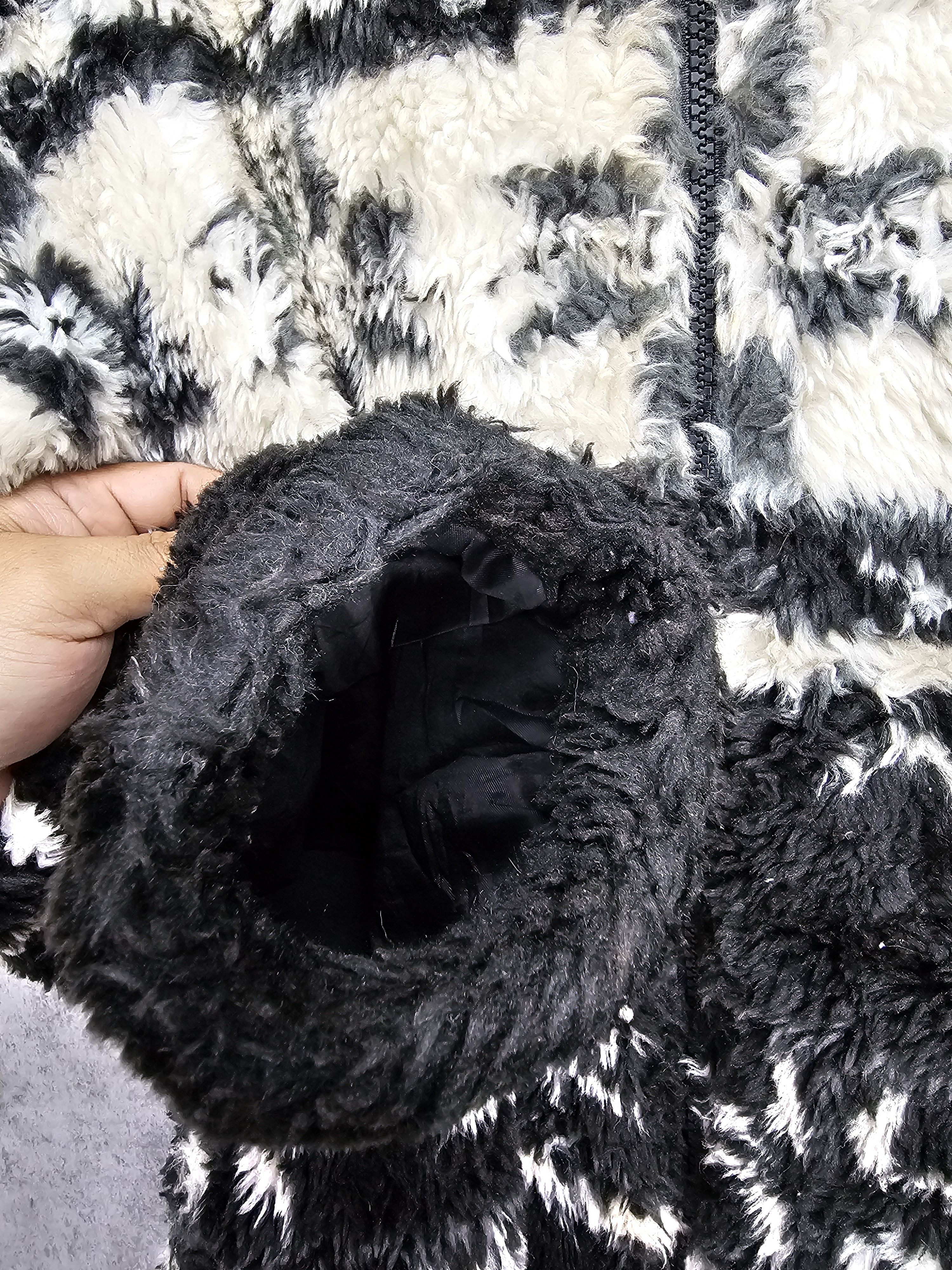 Japanese Brand Vintage Style SANSY DAISY Fur Fleece Heavy Jacket J0041 Size US M / EU 48-50 / 2 - 9 Thumbnail