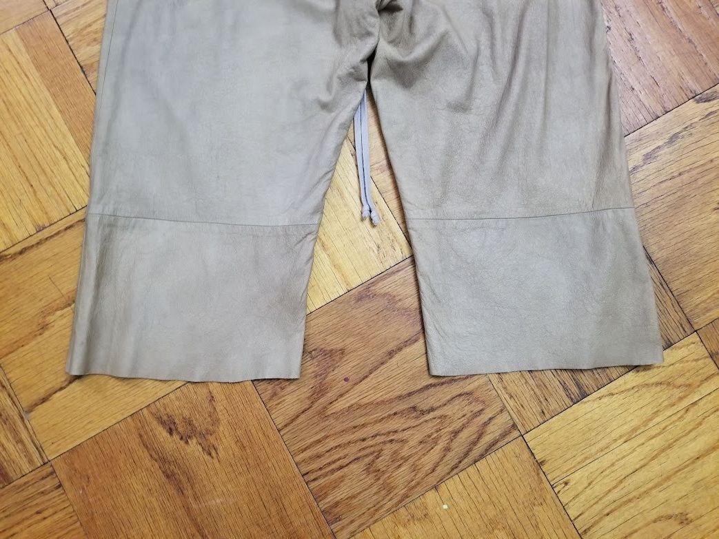 Rick Owens Rick Owens vintage cropped leather pants Sparrows f/w02 Size US 34 / EU 50 - 6 Thumbnail