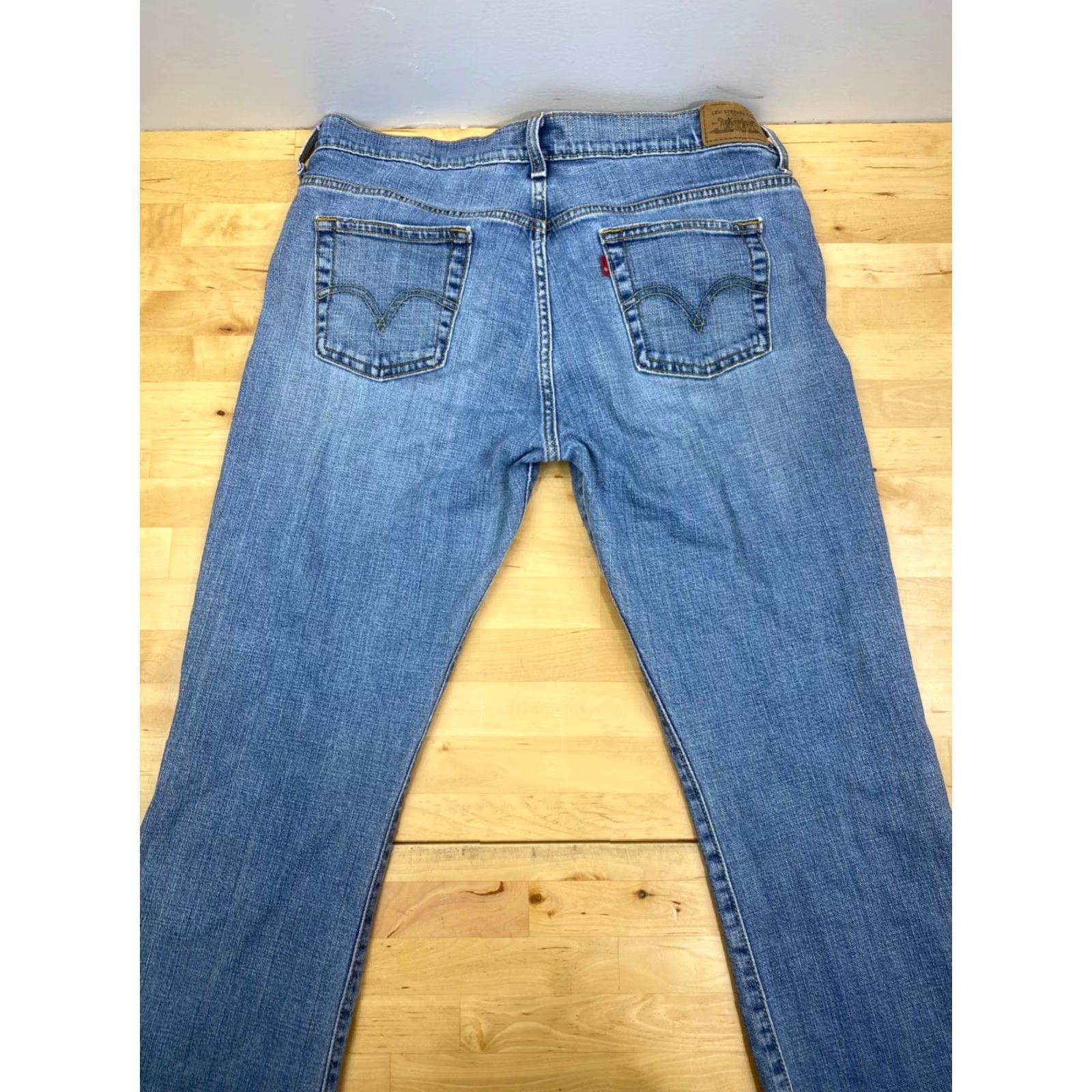Levi's VINTAGE Levis Boot Cut 515 Jeans Womens 32x28 Blue Denim Jeans Casual Ladies 515 Bootcut 32 Blue Womens Size 24" / US 00 / IT 34 - 3 Thumbnail