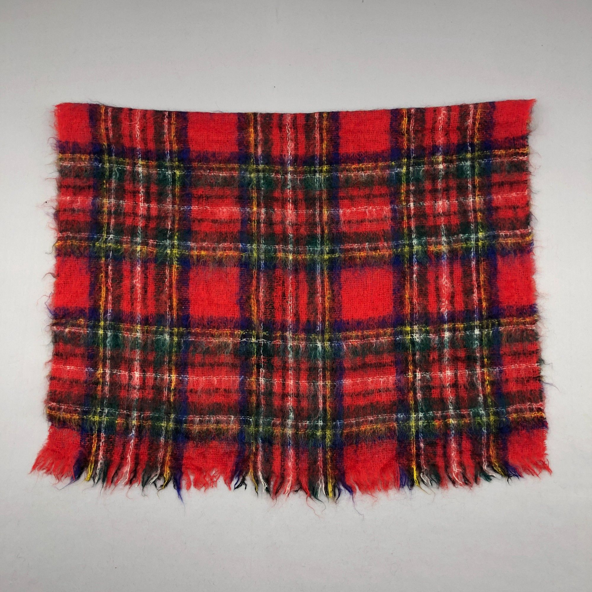 Japanese Brand Vintage Royal Scot Scarf Muffler Wool Mohair Plaid Scarves Size ONE SIZE - 8 Thumbnail