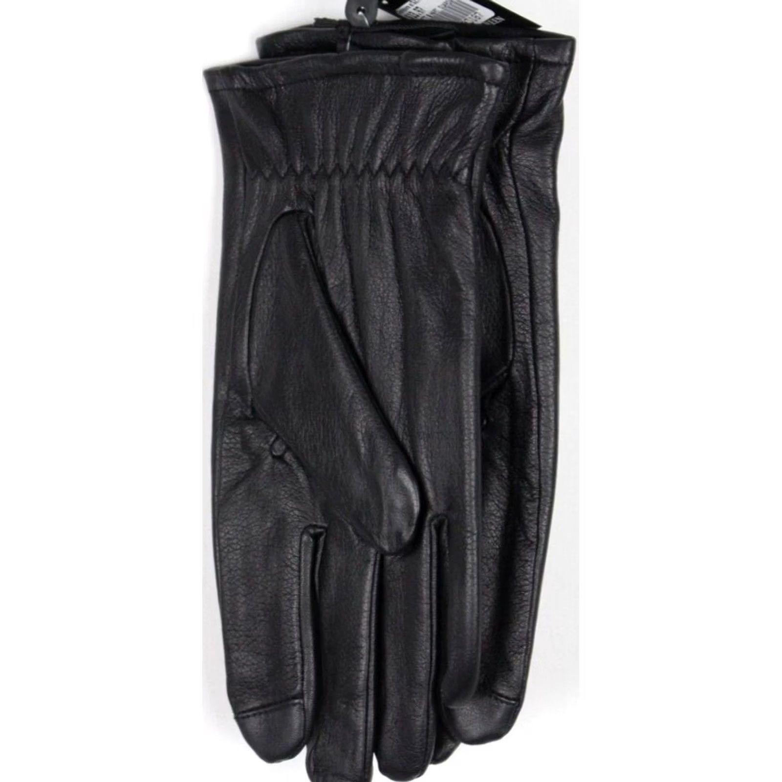 Vintage Pratt and Hart Gondola Men's Touchscreen Insulated Leather Gloves 2XL Black Size ONE SIZE - 2 Thumbnail