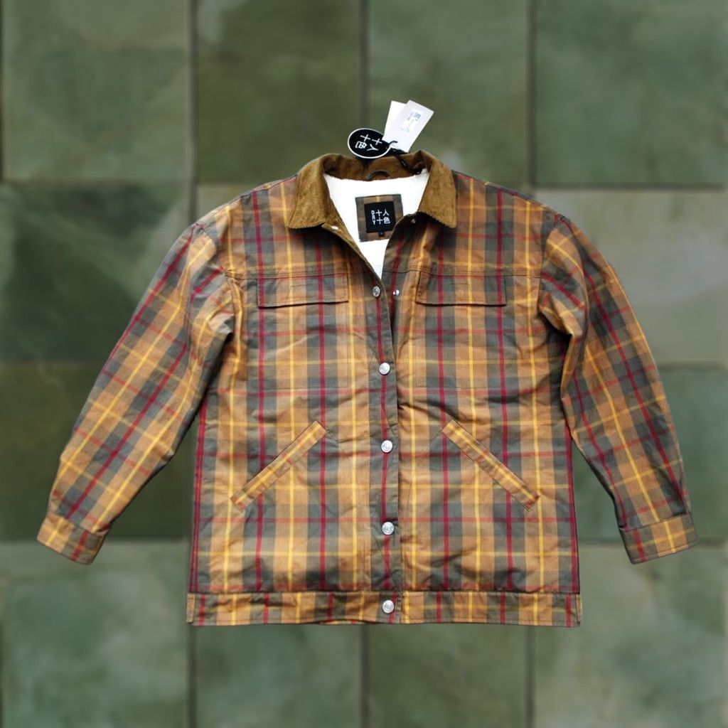 Superdry VINTAGE Superdry LIMITED EDITION DRY CRUISER JACKET GOLD TARTAN CHECKED WOMEN L 14 Size L / US 10 / IT 46 - 1 Thumbnail