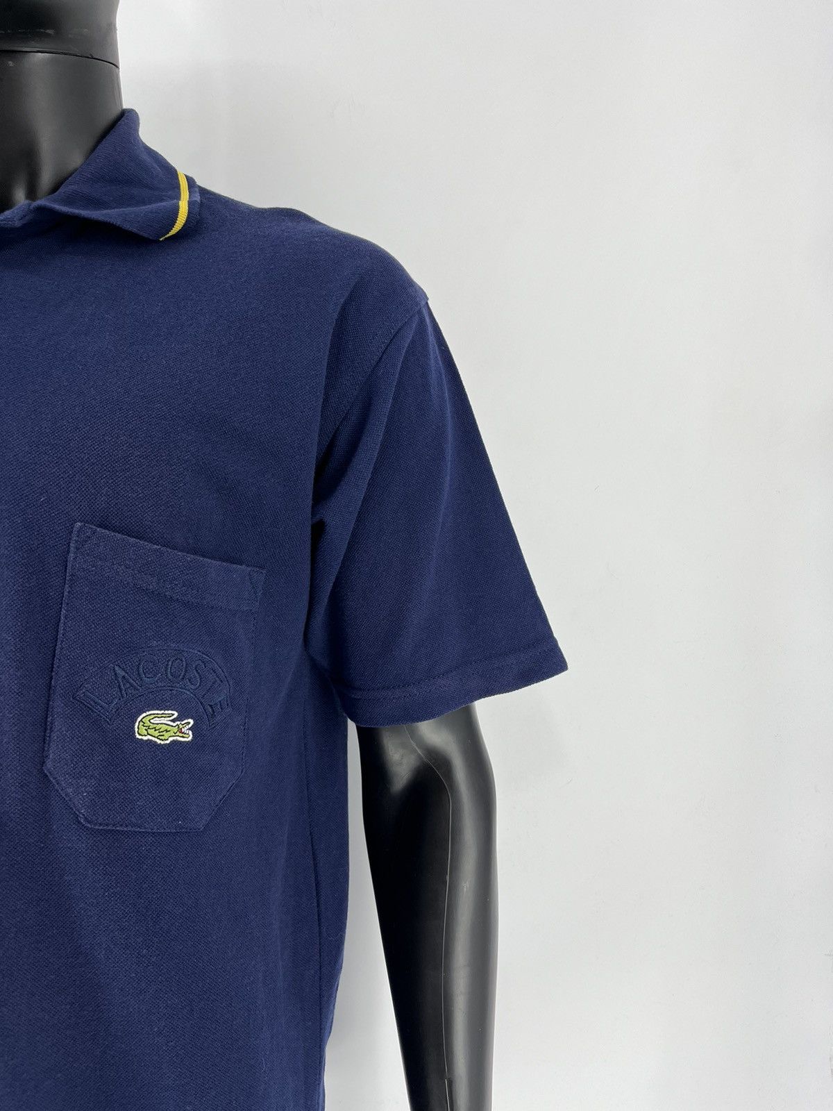 Lacoste × Vintage Vintage Chemise Lacoste Big Logo Made in France Polo t-shirt Size US M / EU 48-50 / 2 - 5 Thumbnail