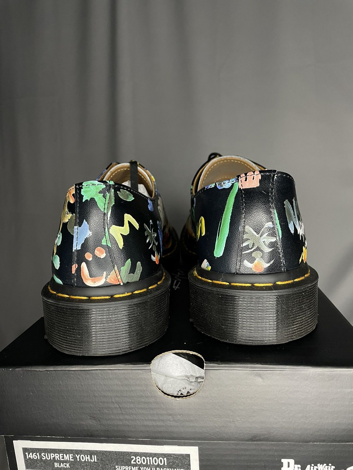 Dr. Martens × Supreme × Yohji Yamamoto Supreme x Yohji Yamamoto 1461 3-Eye Derby Size US 10.5 / EU 43-44 - 5 Thumbnail