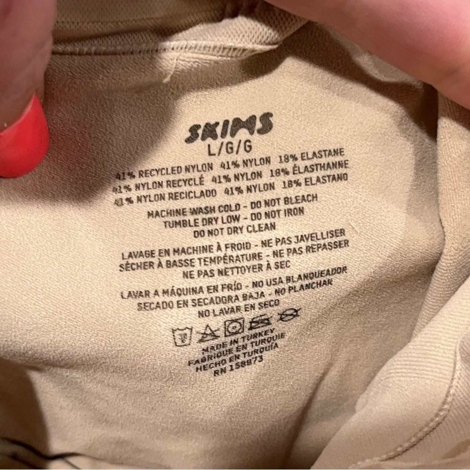 SKIMS NWOT Skims Shapewear Knee Shorts Sculpting Mid Thigh Open L Size ONE SIZE - 3 Thumbnail