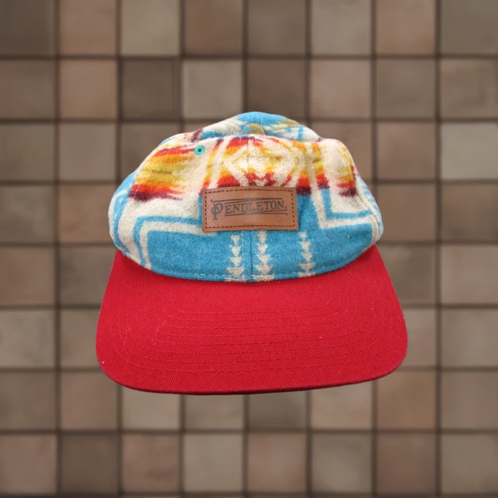 Pendleton Pendleton Hat Mens Wool Southwestern Aztec Tribal Cap Yupoong Strapback USA Made Size ONE SIZE - 1 Thumbnail