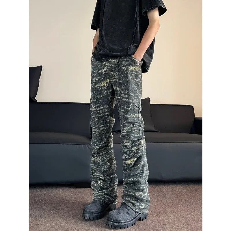 Japanese Brand × Vintage Cargo Pants Loose-fit Straight-leg Jeans American Style Size US 28 / EU 44 - 2 Thumbnail