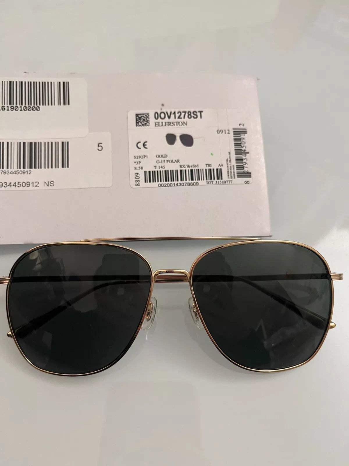 Oliver Peoples Oliver Peoples THE ROW x ELLERSTON G-15 POLAR Sun Size ONE SIZE - 7 Thumbnail