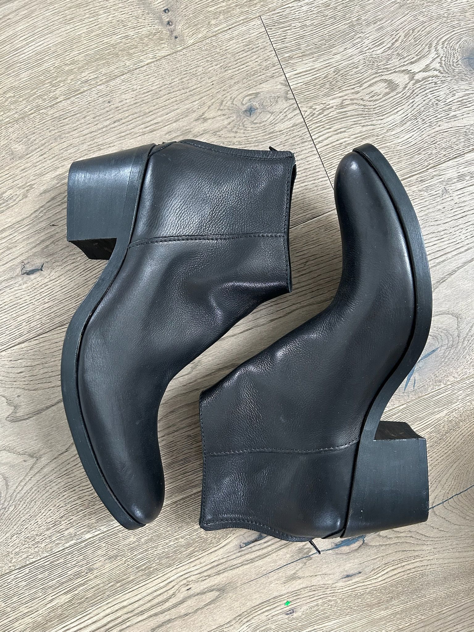 Haider Ackermann Cuban Heel Ankle Boots FW 2014 Size US 10 / EU 43 - 2 Thumbnail