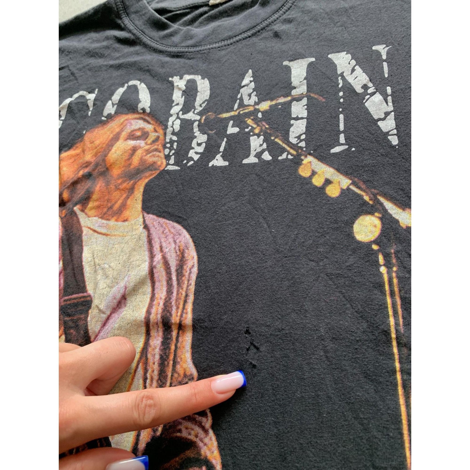 Other Kurt Cobain nirvana band tee t-shirt unisex music rap rock s Size US M / EU 48-50 / 2 - 3 Thumbnail