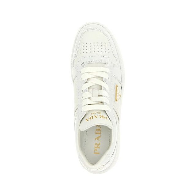 Prada PRADA Downtown Bold White Leather Sneakers New & Authentic ( Size US 8 / IT 38 - 4 Thumbnail