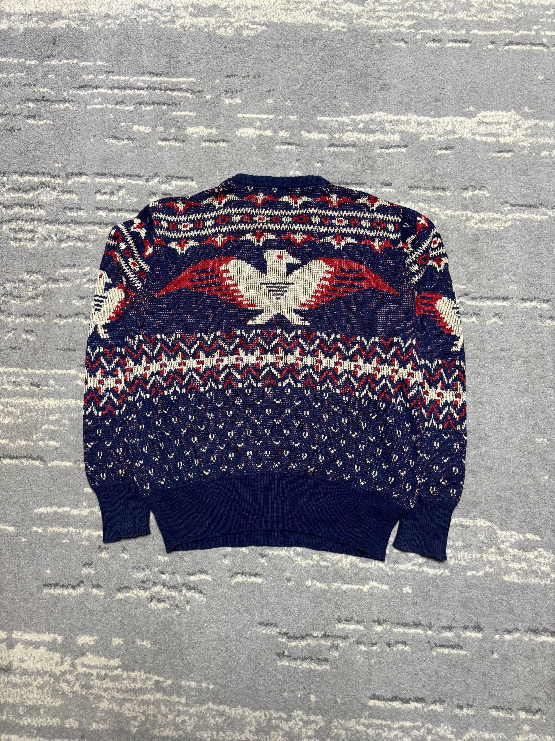 Polo Ralph Lauren 🦅 Polo Ralph Lauren Knit Sweater – Eagle Pattern Size US M / EU 48-50 / 2 - 6 Thumbnail
