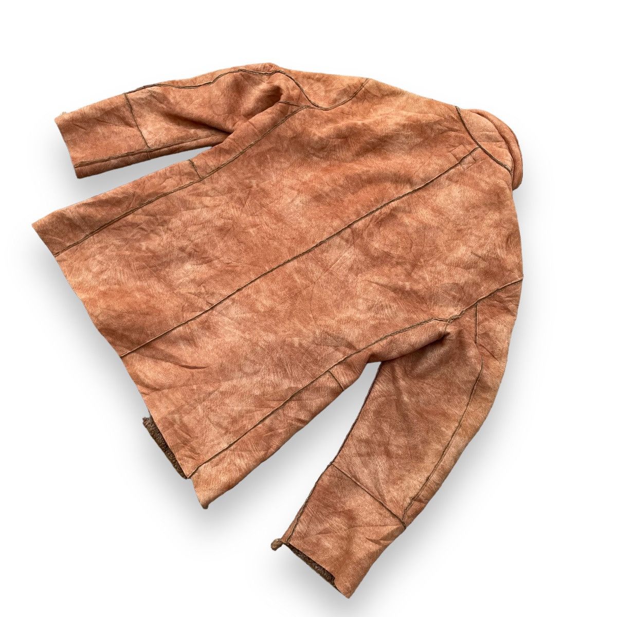 If Six Was Nine × Le Grande Bleu (L.G.B.) 🇯🇵 VINTAGE VILLAND SHEEPSKIN BUTTON UP FUR JACKET Size US L / EU 52-54 / 3 - 7 Thumbnail
