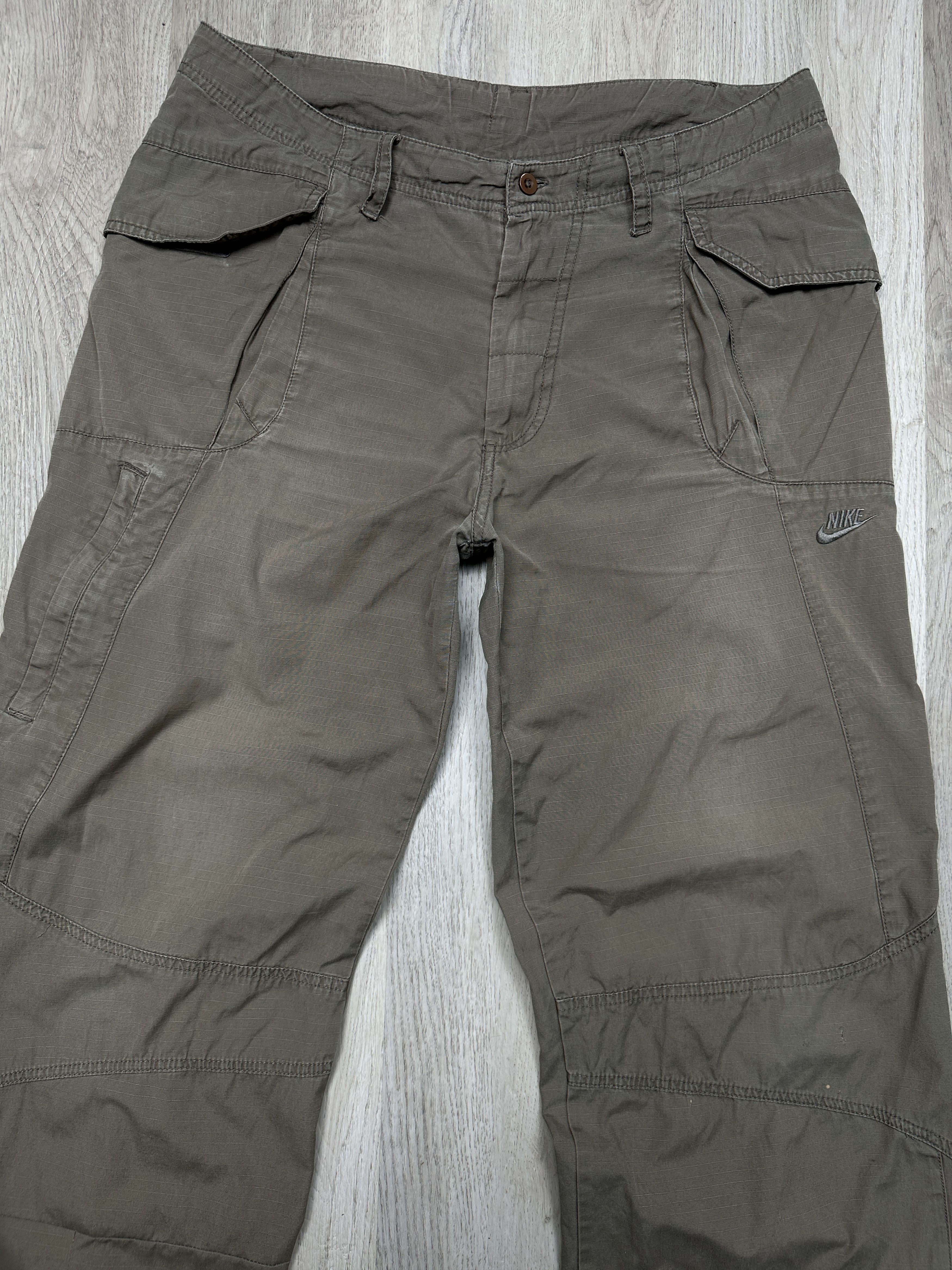 Nike Nike Vintage Mens Cargo Pants Y2K Sun faded Size US 34 / EU 50 - 2 Thumbnail