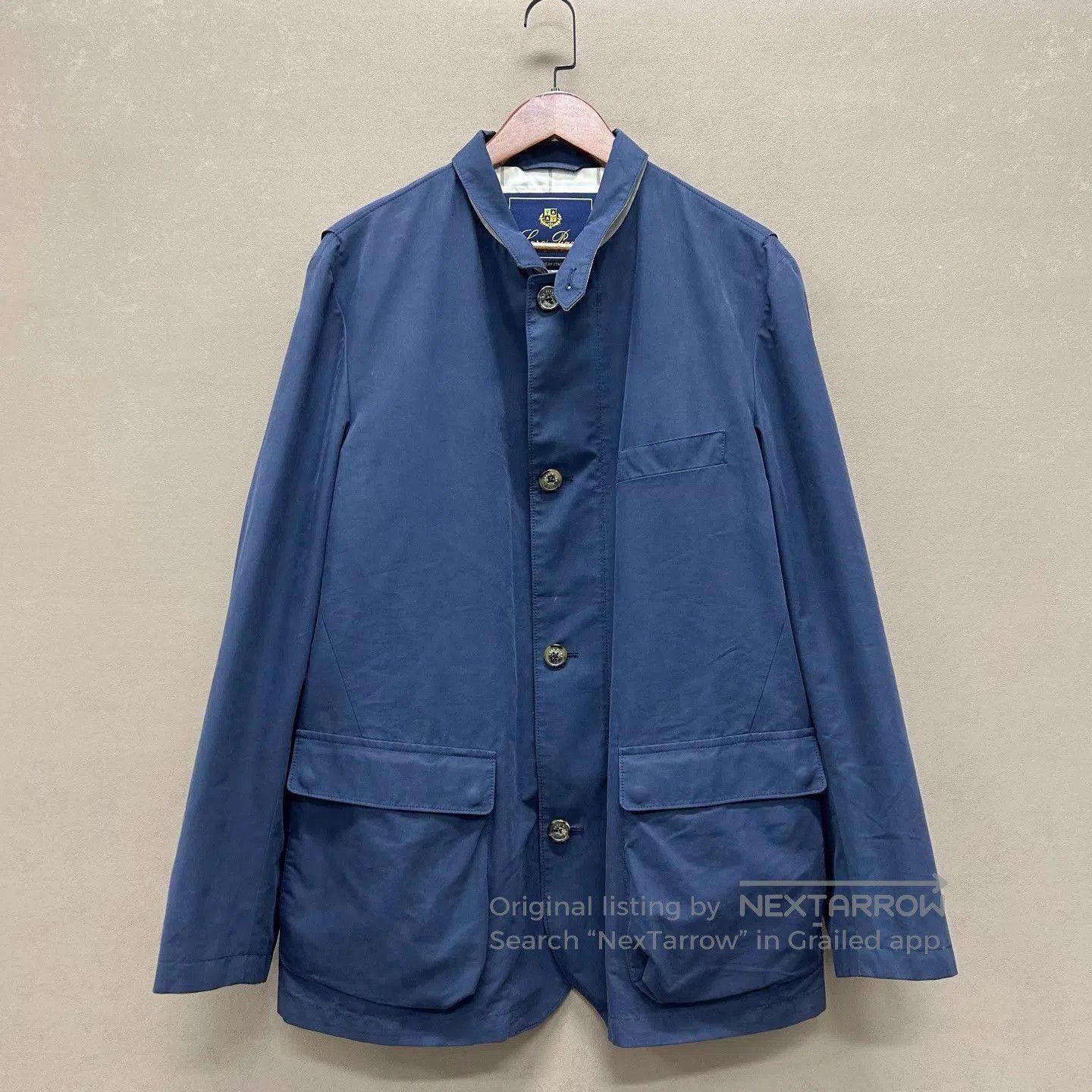 Loro Piana Blue Light Jacket Size L. Size US L / EU 52-54 / 3 - 1 Thumbnail