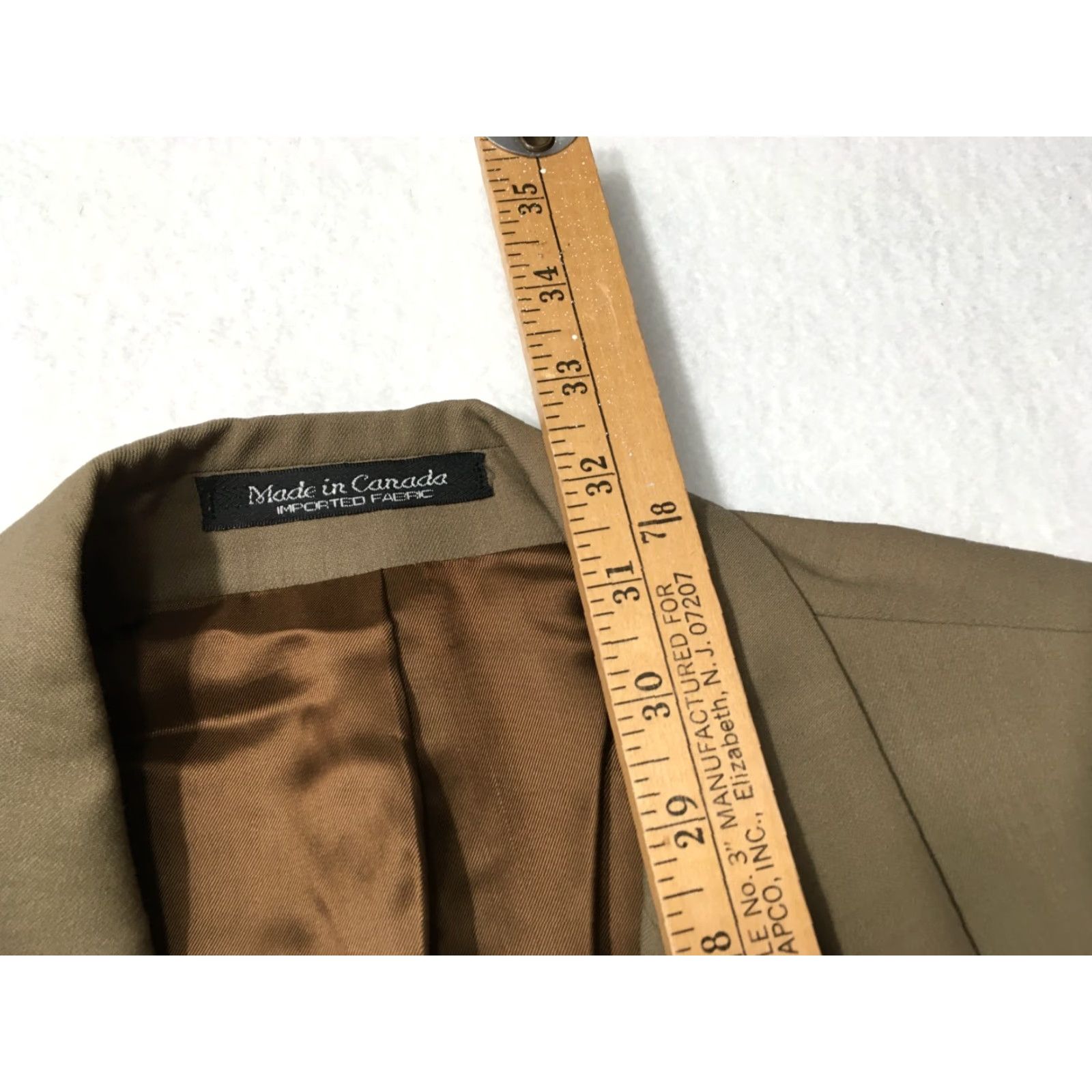 Kasper Kasper Mens 42 short Brown Three-Button Wool Suit Coat Jacket Coat Suit JACKET Three-Button Wool Kasper Mens 42 Brown Short Vintage? Size US 42 / EU 58 - 6 Thumbnail