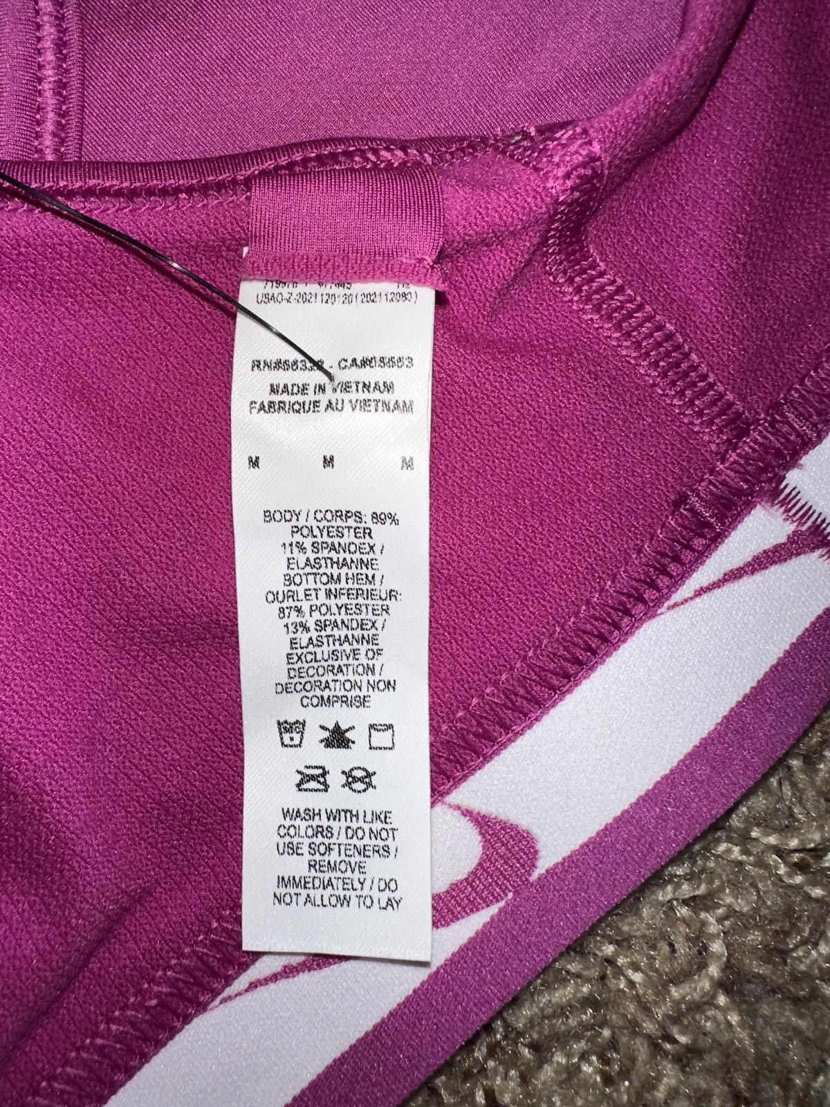 Nike Nike One Big Kids' (Girls') Swoosh Sports Bra Sample Size ONE SIZE - 8 Thumbnail