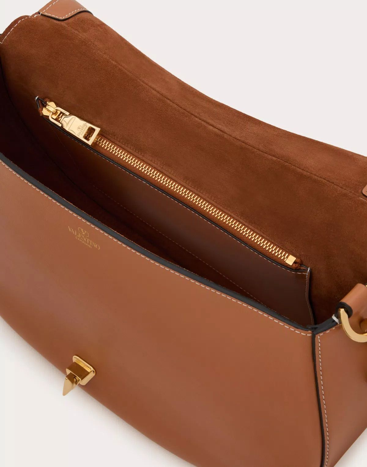 Valentino oc11z0725 Size:OS/Bag In Nappa Calfskin in Almond Beige Size ONE SIZE - 6 Thumbnail