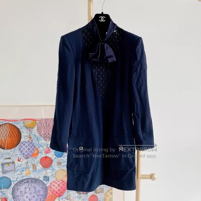 Givenchy Givenchy Navy Blue Dress Size XS / US 0-2 / IT 36-38 - 1 Thumbnail