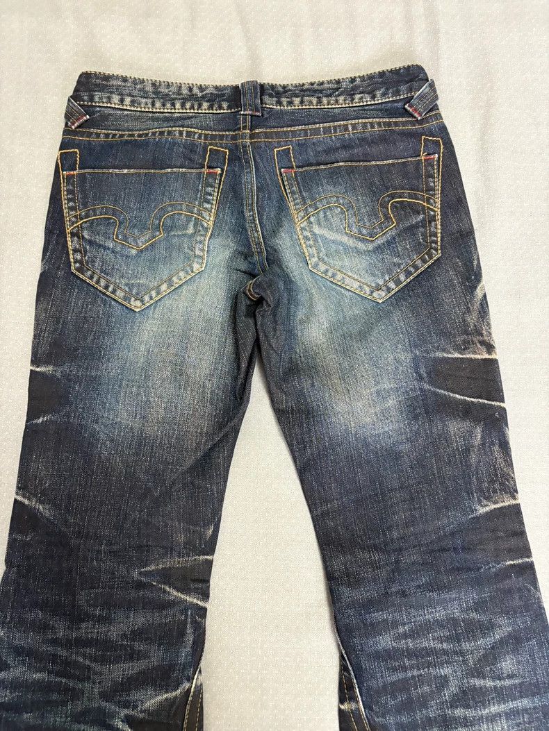 Yohji Yamamoto Vintage Tornado Mart Flared Denim Jeans-2506 Size 28" / US 6 / IT 42 - 7 Thumbnail