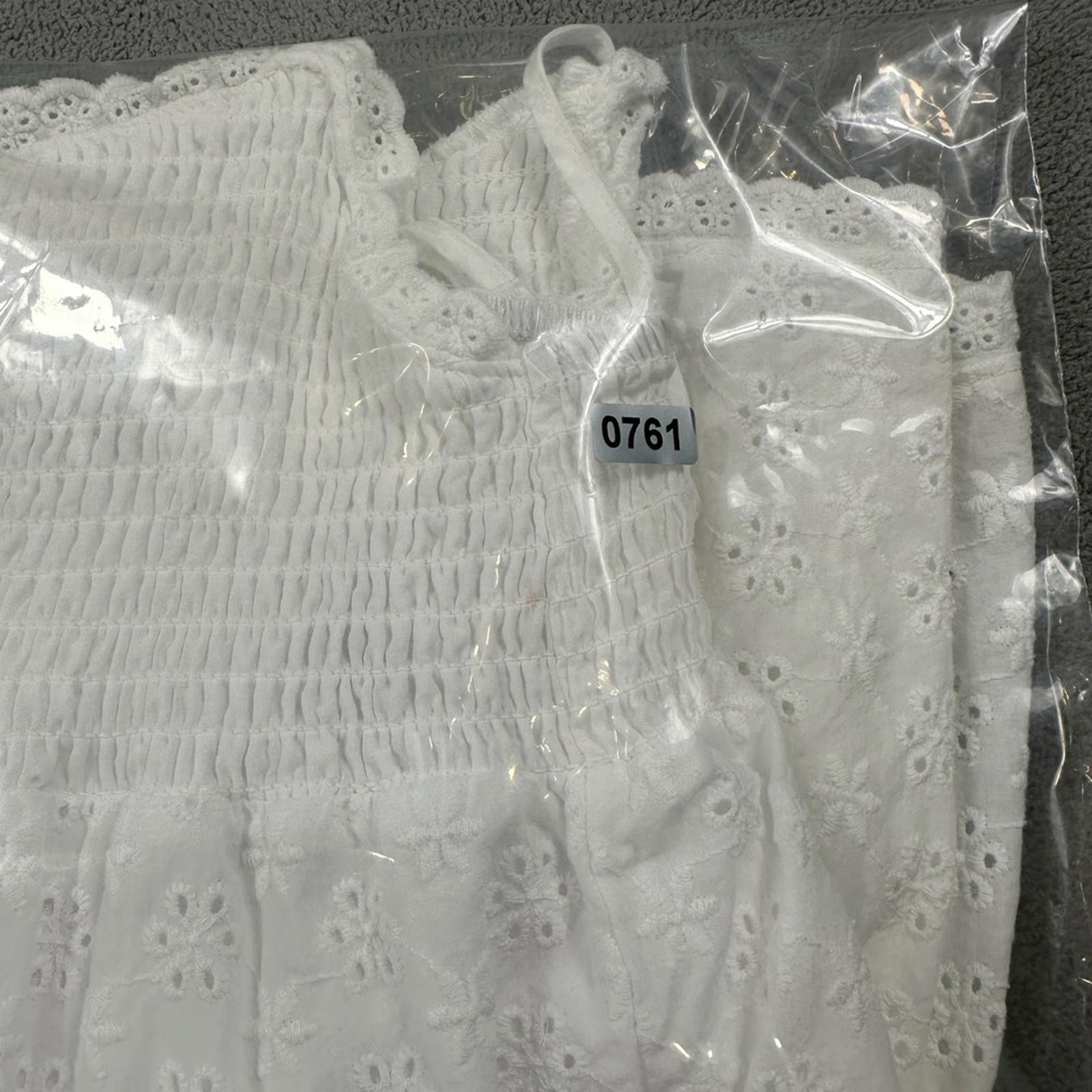 Other LA Hearts by Pacsun Dress S Women White Eyelet Sundress Size S / US 4 / IT 40 - 9 Thumbnail