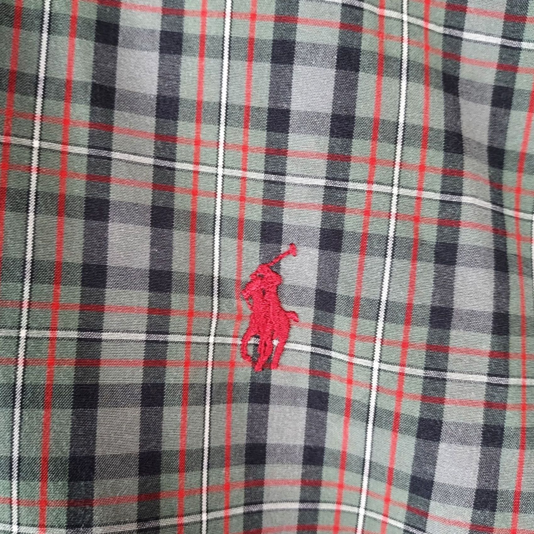 Ralph Lauren Ralph Lauren Men’s L Classic Fit Plaid Button Down Shirt Red Pony Logo Cotton Shirt Size US L / EU 52-54 / 3 - 3 Thumbnail