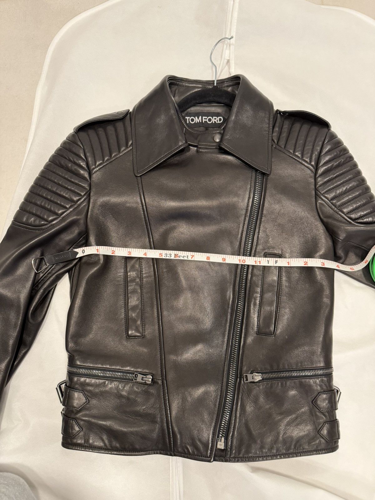 Tom Ford TOM FORD Leather Jacket Sz 42 Size M / US 6-8 / IT 42-44 - 13 Thumbnail
