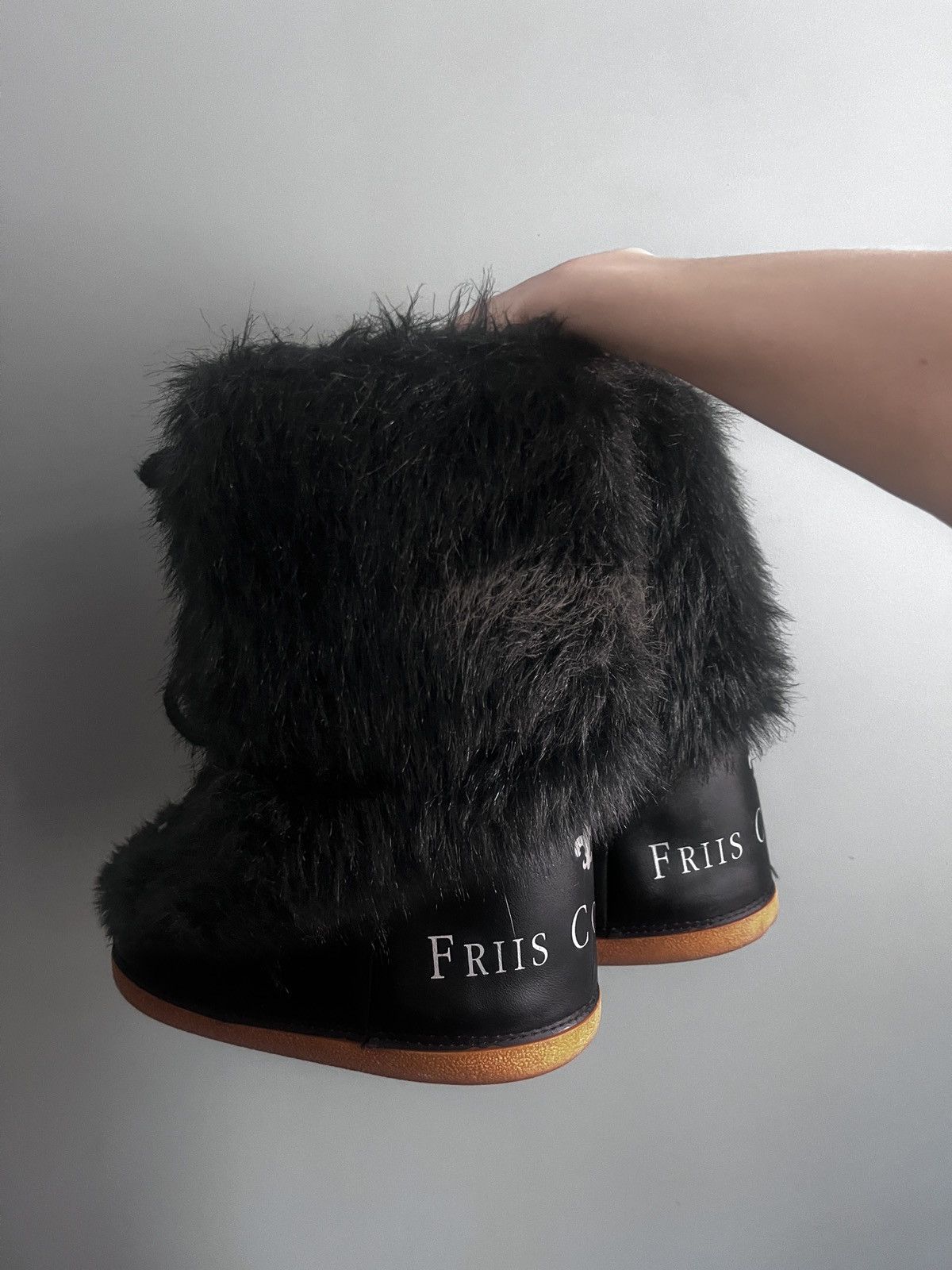 Other Archive Friis Company fur snow boots — Y2K couture footwear. Size US 9.5 / IT 39.5 - 3 Thumbnail