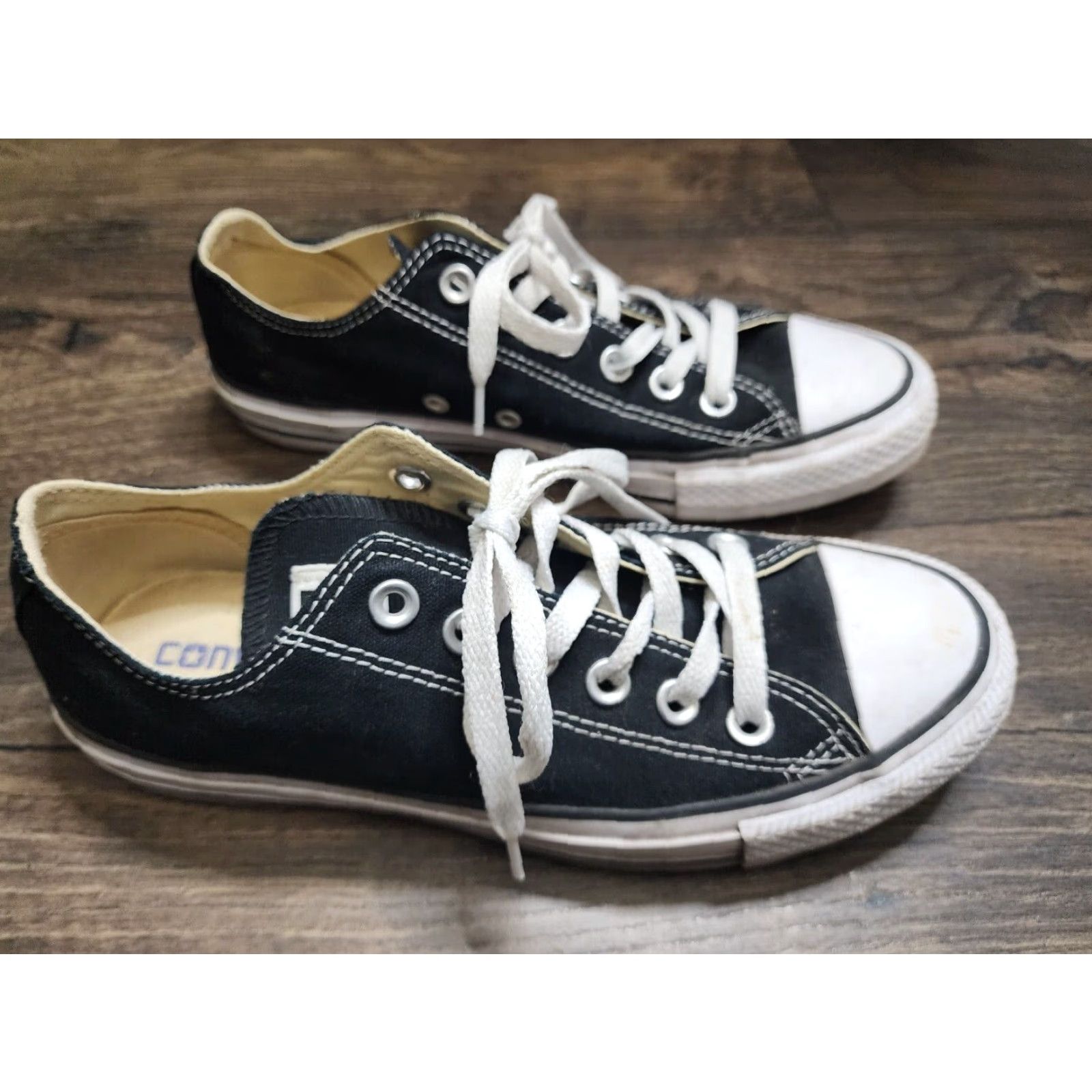 Converse Converse All Star Sneaker Unisex Adults Black Low Top M 6 Shoes BK Casual Sneakers Chuck Taylor Size US S / EU 44-46 / 1 - 2 Thumbnail
