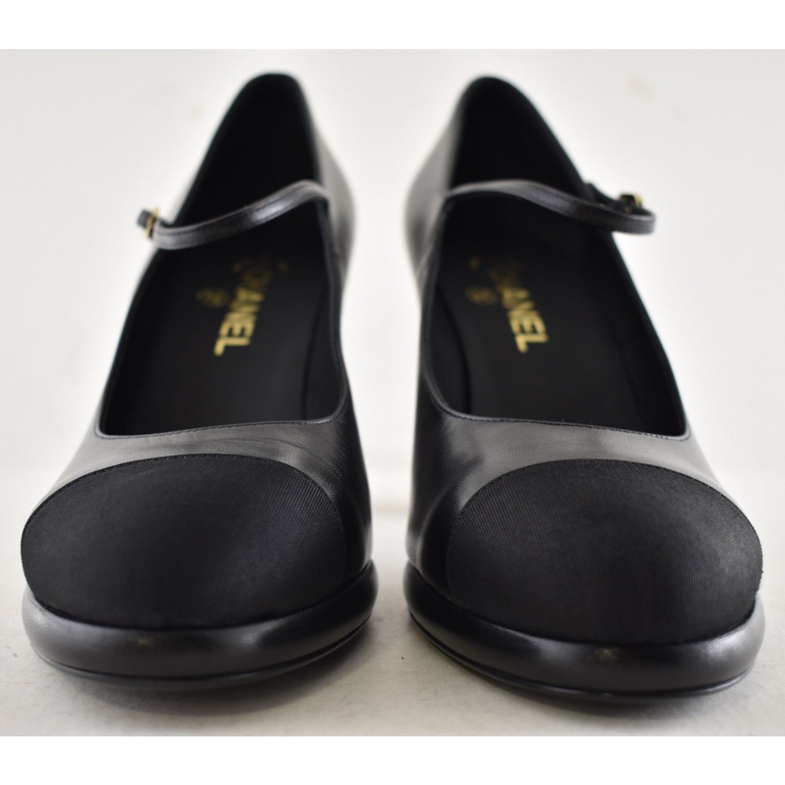 Chanel Chanel 24B Black CC Logo Mary Jane Platform Pumps 41 Size US 10 / IT 40 - 8 Thumbnail