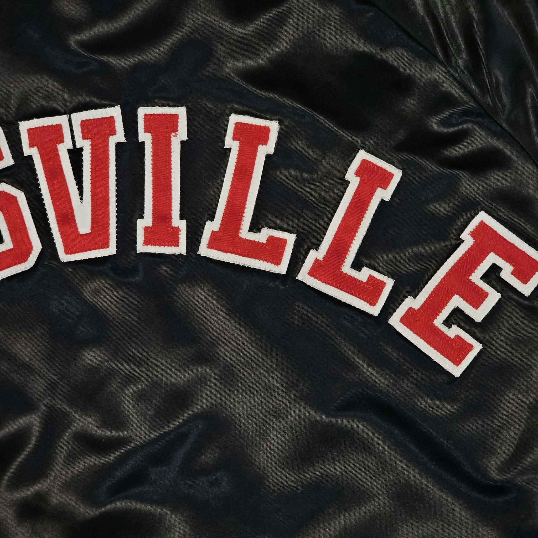Chalk Line Louisville Cardinals Vintage 80s Satin Bomber Jacket Size US L / EU 52-54 / 3 - 7 Thumbnail