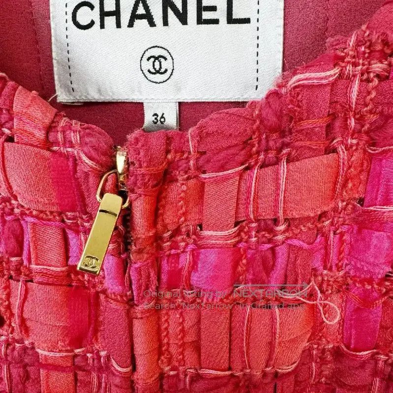 Chanel Chanel Wool Winter Coat in Pink . Size M / US 6-8 / IT 42-44 - 2 Thumbnail